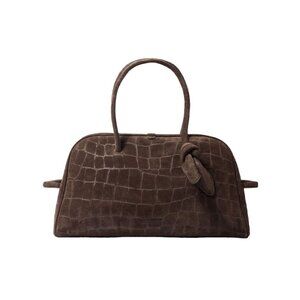 B-18. Jacquemus The Tourismo Soft Bowling Bag Dark Brown